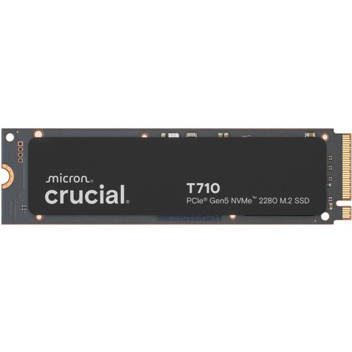 CRUCIAL - SSD interne - T710 - 4 To - PCIe Gen5 NVMe M.2