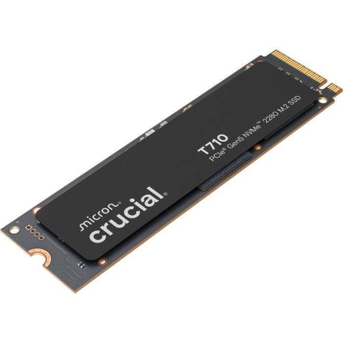 CRUCIAL - SSD interne - T710 - 2 To - PCIe Gen5 NVMe M.2