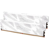 Kit mémoire gamer - CRUCIAL Pro OC - CP2K16G64C32U5W - 32 Go (2x 16 Go) DDR5-6400 UDIMM - CL32 avec dissipateur thermique - Blanc