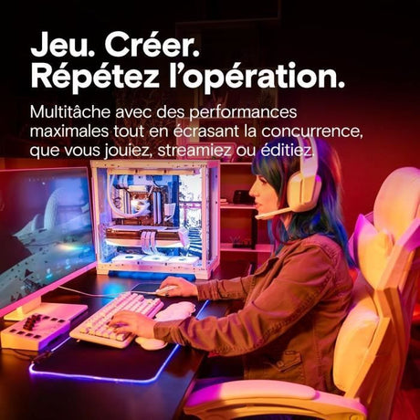 Kit mémoire gamer - CRUCIAL Pro OC - CP2K16G64C32U5W - 32 Go (2x 16 Go) DDR5-6400 UDIMM - CL32 avec dissipateur thermique - Blanc