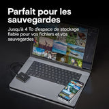 SSD Externe Portable - CRUCIAL - X9 - 2To - USB-C 3.2 - Compatible PC, Mac, PlayStation, Xbox