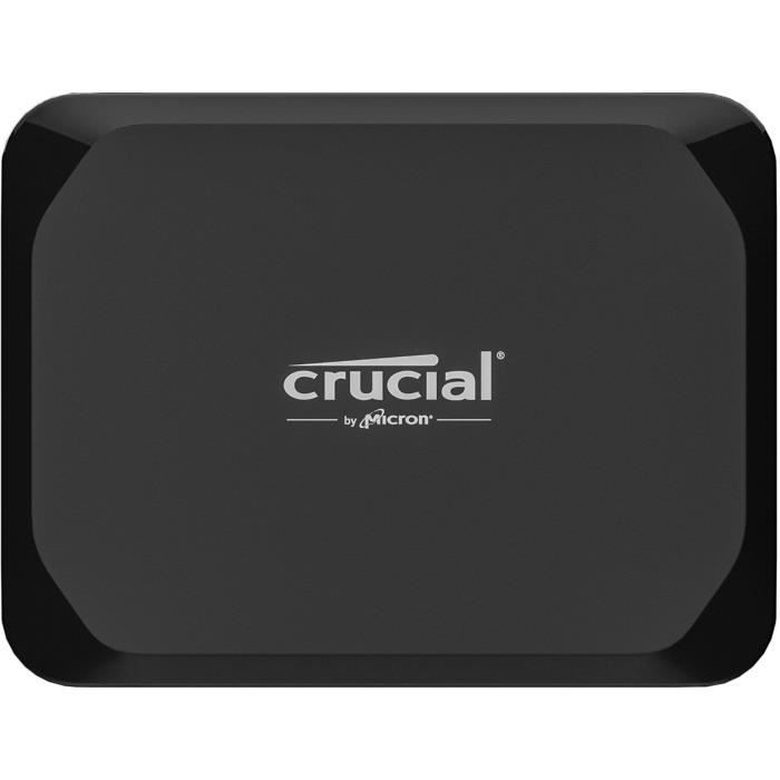 Crucial - SSD Externe Portable - X9 1To - Compatible avec PC, Mac, PlayStation et Xbox, USB-C 3.2 - CT1000X9SSD9