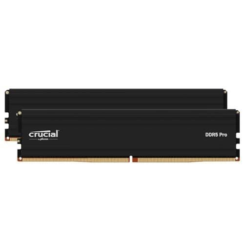 Mémoire RAM - CRUCIAL - Pro DDR5 32Go Kit (2x16Go) - 6000MHz - Intel XMP 3.0