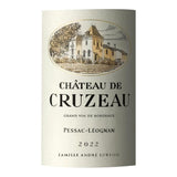 Château de Cruzeau 2022 Pessac-Léognan - Vin rouge de Bordeaux