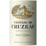 Ch‚teau de Cruzeau 2022 Pessac-LÈognan - Vin blanc de Bordeaux