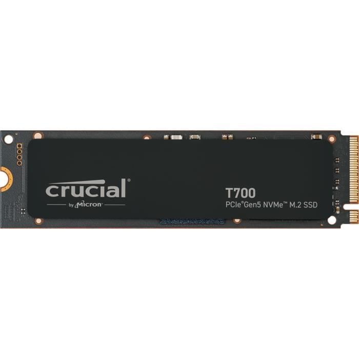 SSD Interne - CRUCIAL - T700 - 2To - PCIe Gen5 NVMe - CT2000T700SSD3