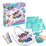 Canal Toys - Airbrush Art - Kit de Fashion Design Kit avec spray Èlectronique, pochoirs et feutres - AIR 016