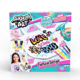 Canal Toys - Airbrush Art - Kit de Fashion Design Kit avec spray Èlectronique, pochoirs et feutres - AIR 016