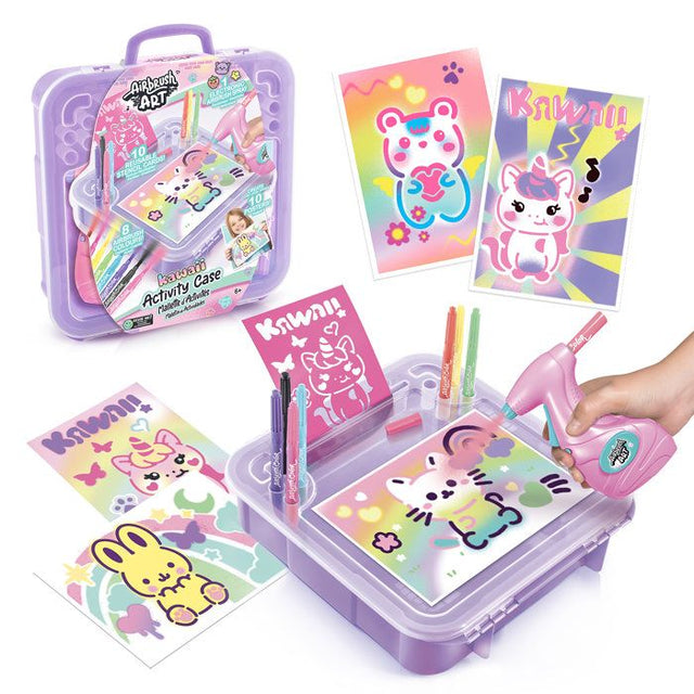 Mallette d'activités avec spray électronique, pochoirs et feutres Airbrush Art - Canal Toys AIR 017 Canal Toys