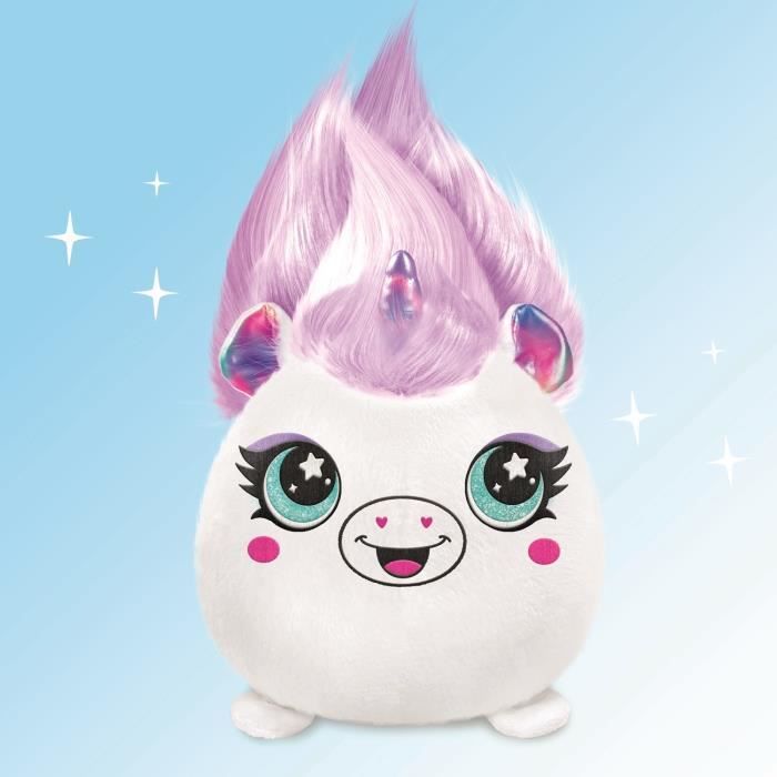 Canal Toys - Airbrush Plush - Peluche Squishy Hair'iffic††a coiffer et dÈcorer avec spray Èlectronique, feutres, -AIR 040- alÈatoire