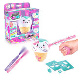 Canal Toys - Airbrush Plush - Mini peluche Food'tastic a décorer avec feutres parfumés et pochoirs - AIR 071
