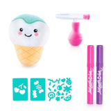 Canal Toys - Airbrush Plush - Mini peluche Food'tastic a décorer avec feutres parfumés et pochoirs - AIR 071