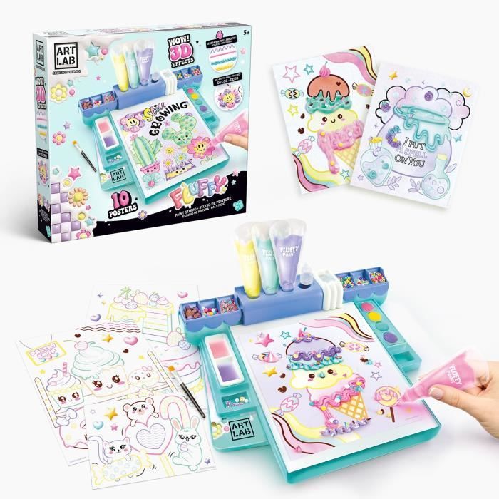 Studio de Peinture Fluffy Paint - Art Lab - ART 017 Canal Toys