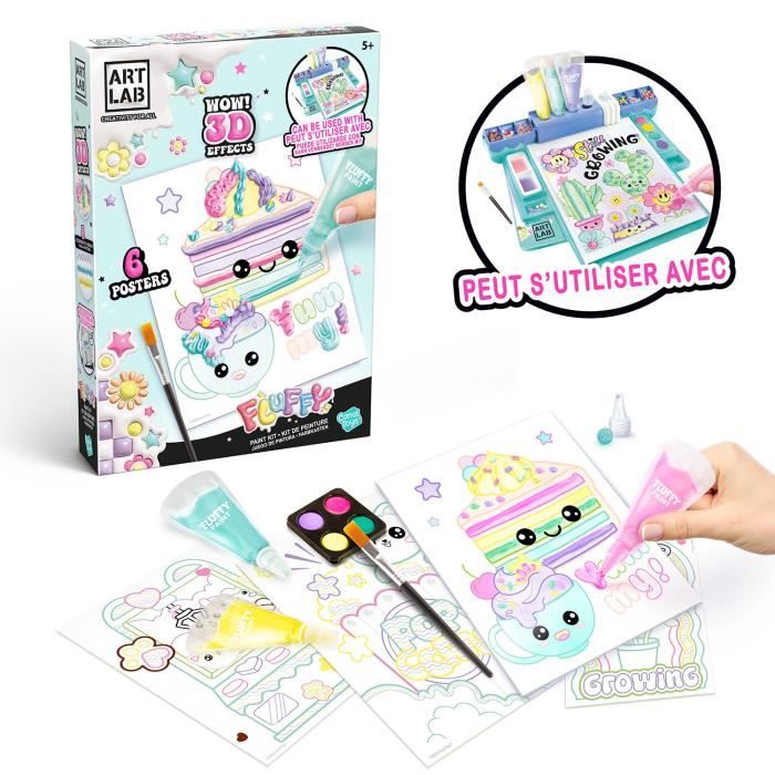 Kit de Peinture Fluffy Paint - Art Lab - ART 019 Canal Toys