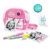 PHOTO CREATOR - Appareil Photo a impression instantanÈe Junior - Theme Licorne - CLK 013 - Canal Toys