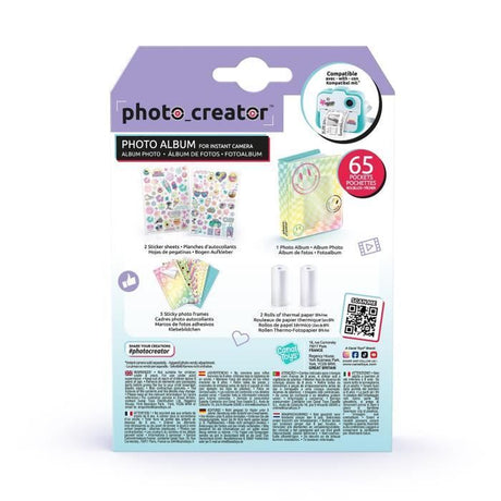 Coffret Album Photo pour appareil photo a impression instantanée - Canal Toys