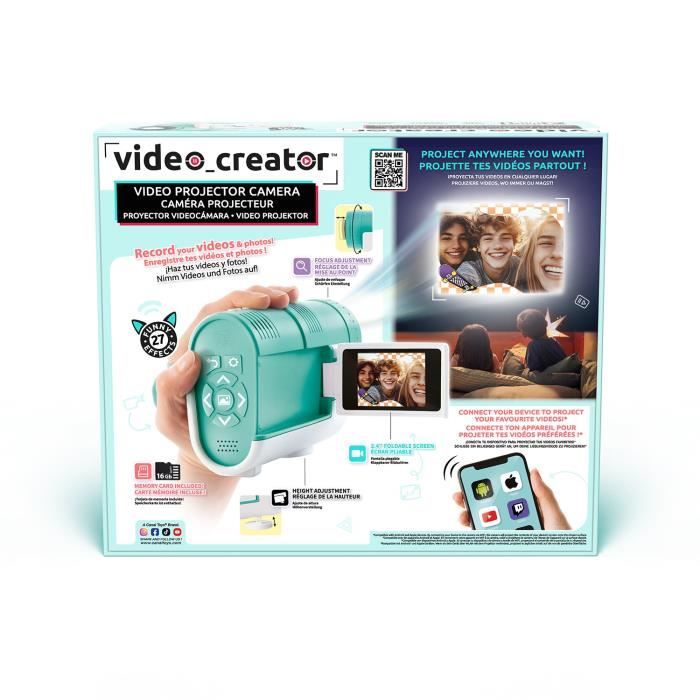 Caméra Projecteur 3 en 1 Video Creator - CLK 039