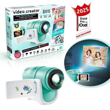 Caméra Projecteur 3 en 1 Video Creator - CLK 039