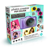 Appareil Photo Numérique Pop Couleur Violet- Avec carte SD 8Go incluse- Photo Creator - CLK 041 Canal Toys