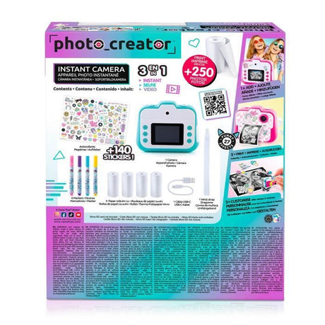 Appareil Photo Instantané - Rose - Creator - CLK 055 Canal Toys