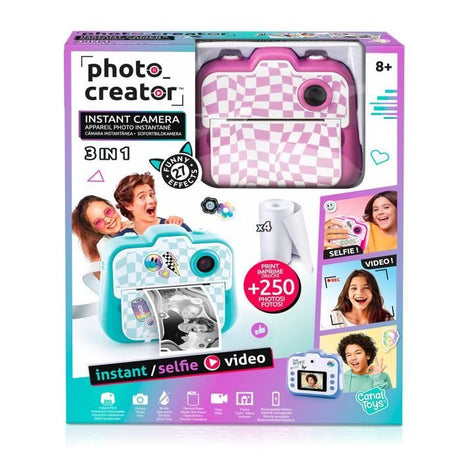 Appareil Photo Instantané - Rose - Creator - CLK 055 Canal Toys