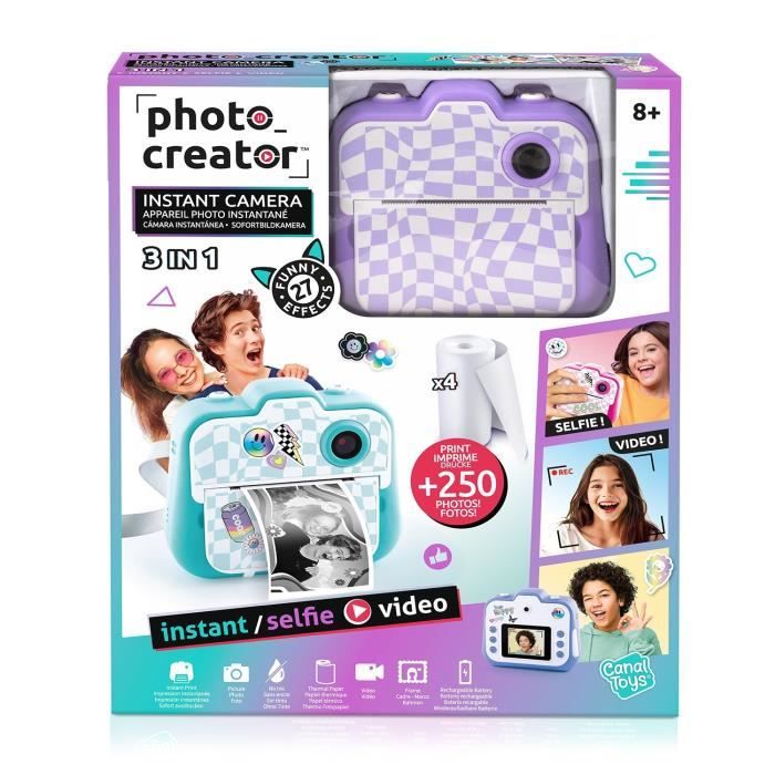 Canal Toys - Creator - Appareil Photo Instantané - Violet - CLK 056