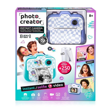 Appareil Photo Instantané - Bleu- Creator  - CLK 057 Canal Toys