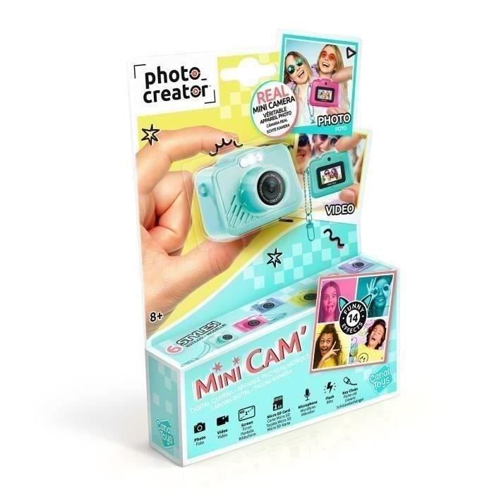 Canal Toys  Photo Creator  Appareil Photo et Vidéo Numérique Mini Cam' - Original - avec Porte-clé et Carte SD 1Go Incluse  CLK 0