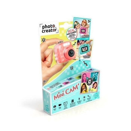Appareil Photo et Vidéo Numérique Mini Cam' – Instant - avec Porte-clé et Carte SD 1Go Incluse – Photo Creator – CLK 06 Canal Toys
