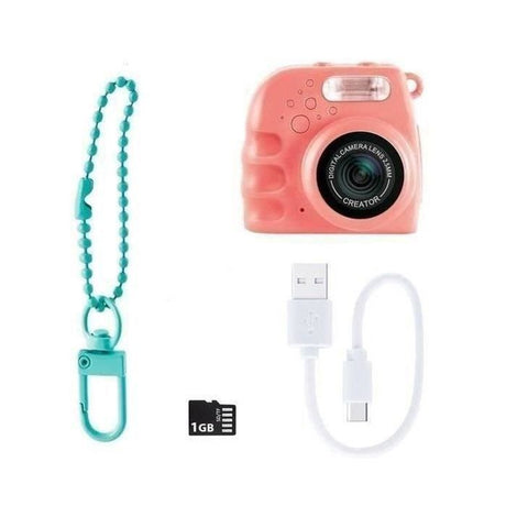 Appareil Photo et Vidéo Numérique Mini Cam' – Instant - avec Porte-clé et Carte SD 1Go Incluse – Photo Creator – CLK 06 Canal Toys
