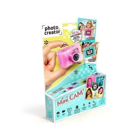 Appareil Photo et Vidéo Numérique Mini Cam' – Compact - avec Porte-clé et Carte SD 1Go Incluse – Photo Creator –– CLK 06 Canal Toys