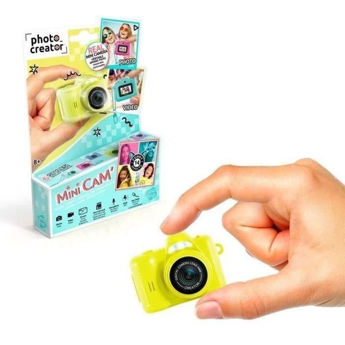 Appareil Photo et Vidéo Numérique Mini Cam' – Pro - avec Porte-clé et Carte SD 1Go Incluse – Photo Creator –– CLK 062 Canal Toys
