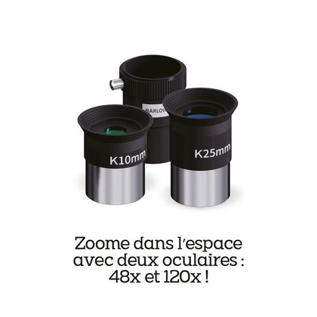 Canal Toys - So Science - Télescope astronomique avec support smartphone et oculaires 40x/16x - COS 002