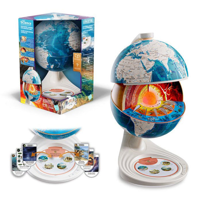 Canal Toys - So Science - Globe d'exploration interactif 3D avec cartes éducatives - COS 003