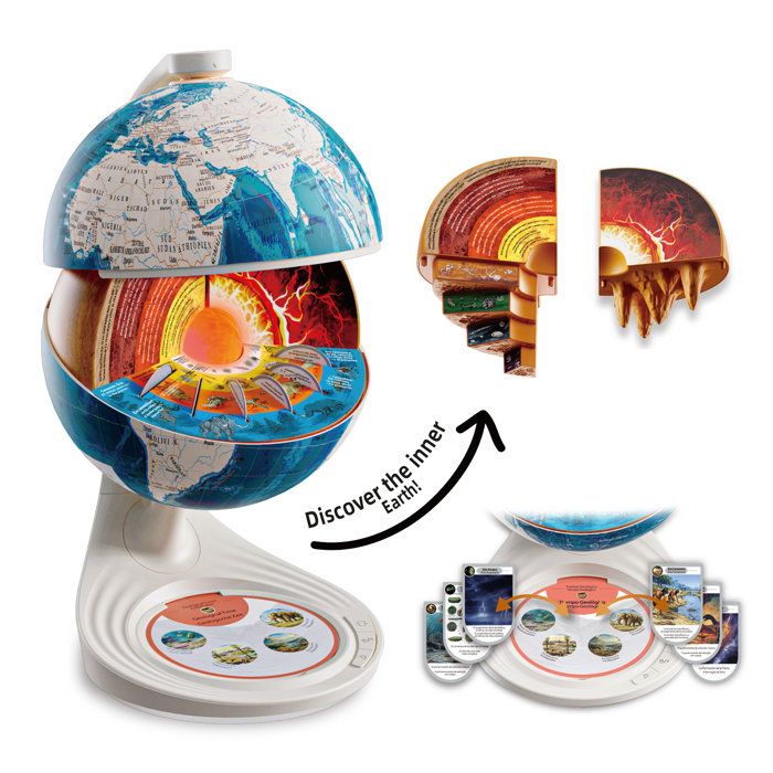 Canal Toys - So Science - Globe d'exploration interactif 3D avec cartes éducatives - COS 003