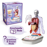 Canal Toys - So Science - Le corps humain interactif 3D avec organes amovibles et quiz éducatif - COS 005