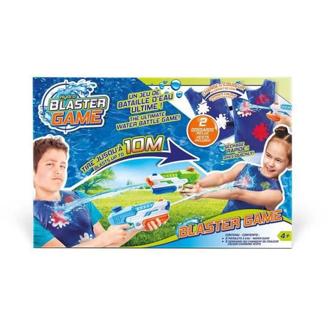Jeu de Bataille d'Eau CANAL TOYS - Hydro Blaster Game - 2 pistolets + 2 dossards color change