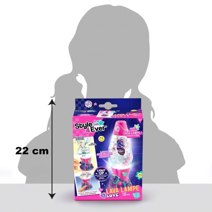 Mini Lava Lampe DIY - CANAL TOYS - STYLE 4 EVER - OFG 234 - Rose - Multicolore - Enfant