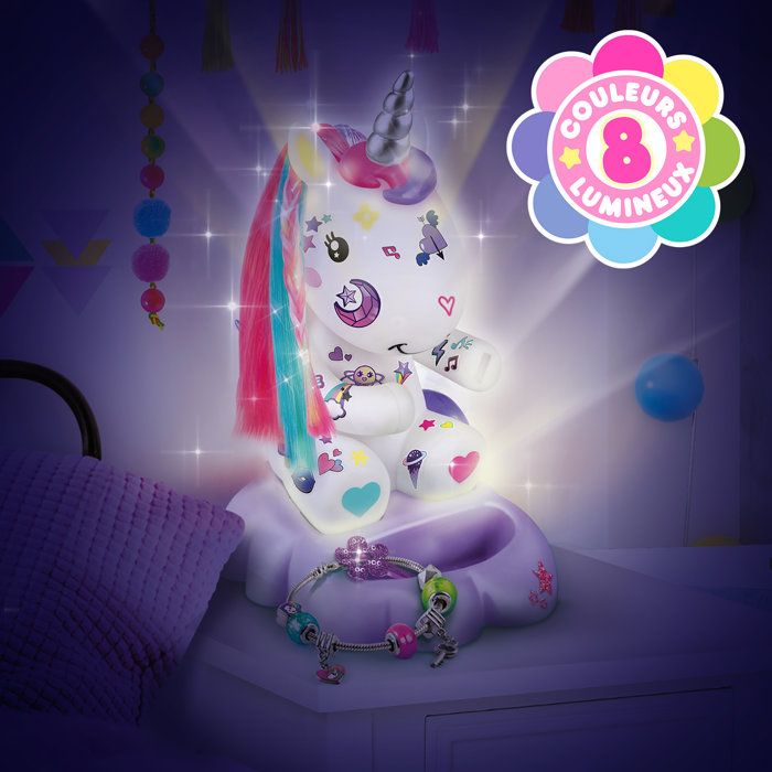 Lampe Licorne a Décorer Cosmique Edition Collector Canal Toys