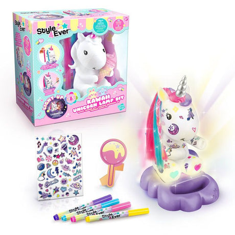 Lampe Licorne a Décorer Cosmique Edition Collector Canal Toys