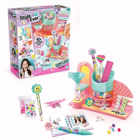 Mini Fabrique a papeterie: mini stylos, crayons et cahiers - STYLE 4 EVER - OFG 323 Canal Toys