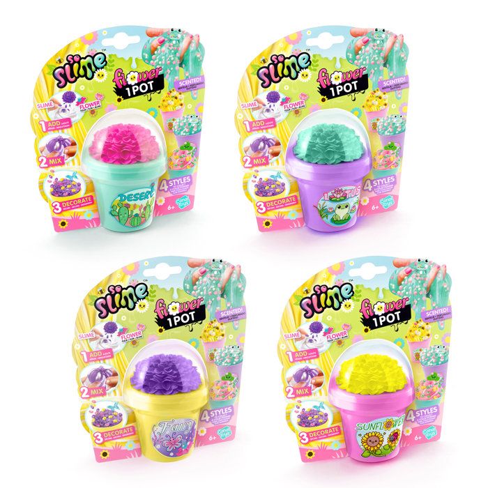 Slime Flower 1 Pot -So Slime- Canal Toys Des 6 ans - SSC 417