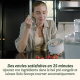 Sorbetiere  CUISINART - ICEM10E - 12 W - 475 ml - Blanc
