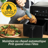 Friteuse sans huile CUISINART - Airfryer AFD10OBLE - Capacité 10,4L - Double cuves - Noir - 2400W