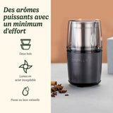 Moulin a épices - CUISINART - Fonctionne par impulsion - 2 bols avec couvercle - Bleu nuit