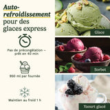 Sorbetiere CUISINART - ICE90E - Capacité 950ml - Préparation rapide en 40min - 100W