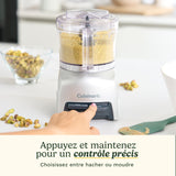 Hachoir électrique - CUISINART - CCH32E Pixie Chopper - 250 W - 0,7 L - Gris