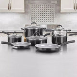 Batterie de cuisine - Tous feux dont induction - CUISINART - 54C11BKEU - Céramique - Antiadhésif - 11 pieces