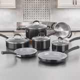 Batterie de cuisine - Tous feux dont induction - CUISINART - 54C11BKEU - Céramique - Antiadhésif - 11 pieces