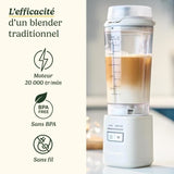Blender - CUISINART - PBL100E Blast&Go - 120 W - 500 ml - 50 dB - Blanc